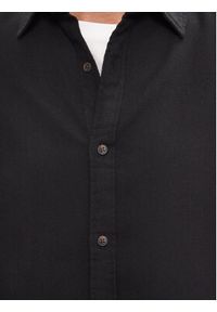 Jack & Jones Koszula Joshua 12258429 Czarny Slim Fit. Kolor: czarny. Materiał: syntetyk, bawełna