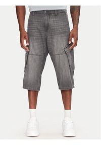 Tom Tailor Szorty jeansowe 1044977 Szary Relaxed Fit. Kolor: szary. Materiał: bawełna