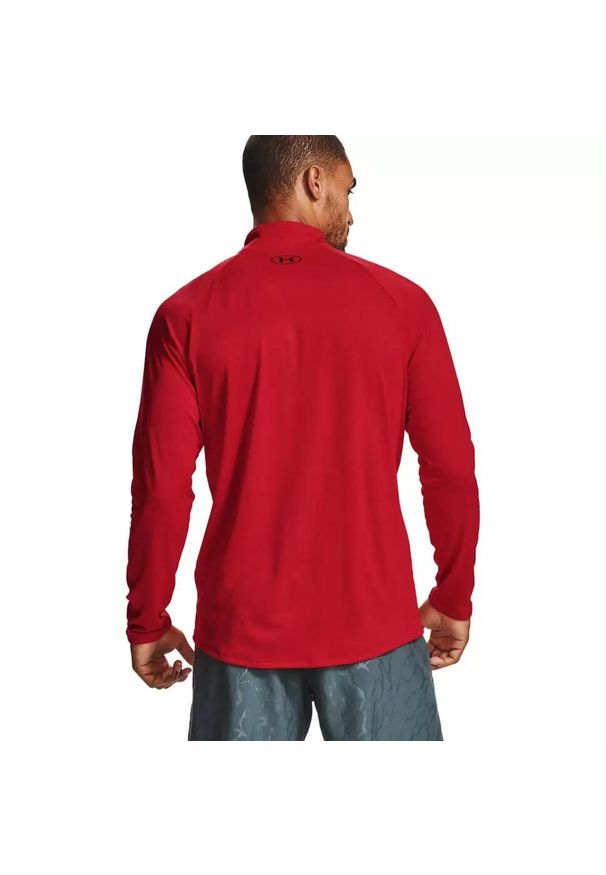Koszulka męska Under Armour Tech 1/2 Zip 2.0 L. Kolor: czerwony