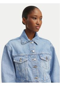 Hugo - HUGO Kurtka jeansowa Galatea 50557043 Niebieski jasny Regular Fit. Kolor: niebieski. Materiał: bawełna #3
