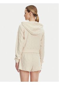 Guess Bluza V5GQ00 KCT02 Beżowy Regular Fit. Kolor: beżowy. Materiał: syntetyk #3