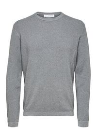 Selected Homme Sweter Rocks 16079776 Szary Regular Fit. Kolor: szary. Materiał: bawełna #6