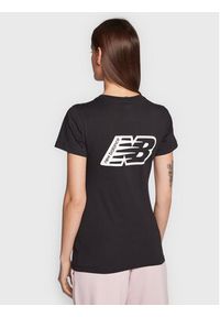 New Balance T-Shirt Essentials WT23515 Czarny Athletic Fit. Kolor: czarny. Materiał: bawełna #5