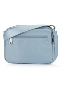 Wittchen - Damska torebka nylonowa. Kolor: niebieski. Rozmiar: średnie. Styl: casual, wakacyjny. Rodzaj torebki: na ramię #4