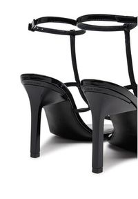 Calvin Klein Sandały Heel Gladi Sandal 90 Pat HW0HW02312 Czarny. Kolor: czarny. Materiał: skóra, lakier #6