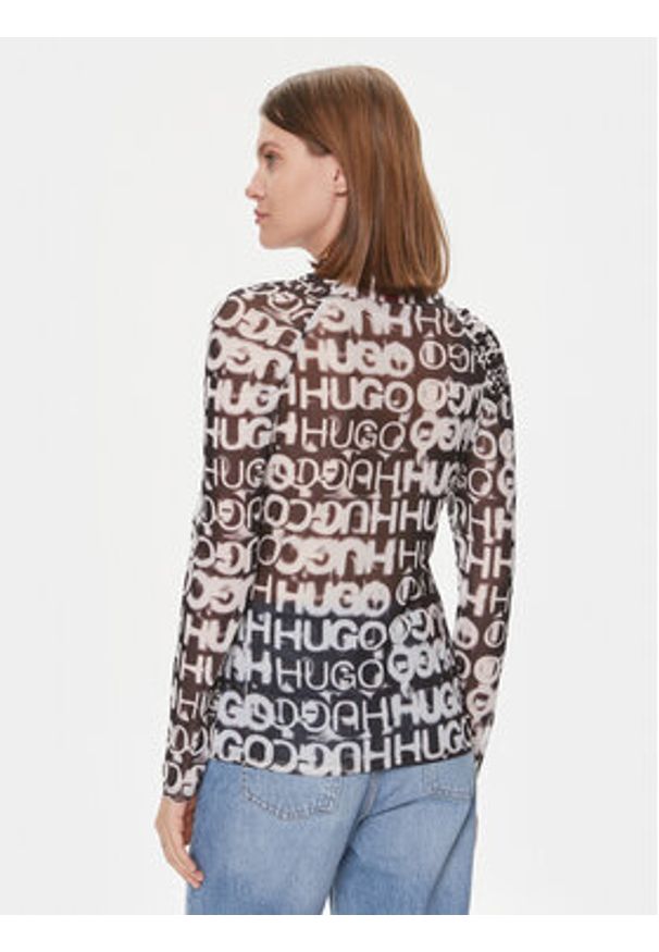 Hugo Bluzka Damaryllis 50505290 Kolorowy Slim Fit. Materiał: syntetyk. Wzór: kolorowy
