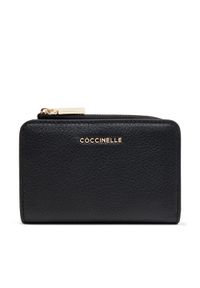 Coccinelle Duży Portfel Damski E2 MW5 11 D1 01 Czarny. Kolor: czarny. Materiał: skóra
