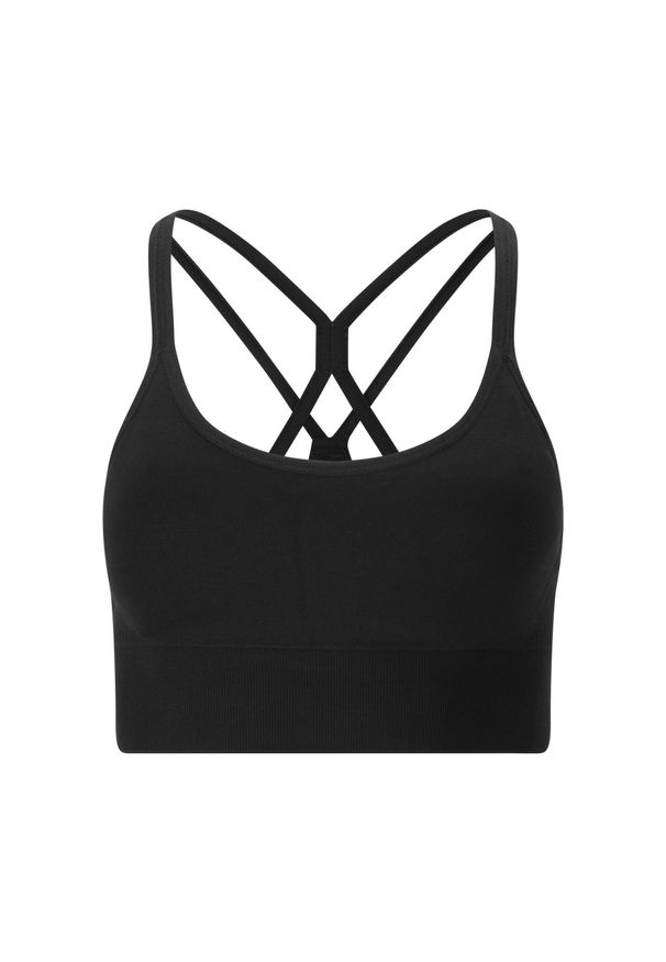 Biustonosz dla kobiet Athlecia Foan V3. Kolor: czarny. Sport: fitness