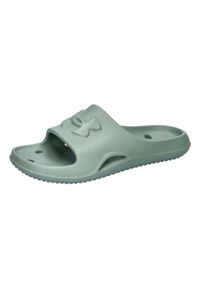 Klapki damskie Under Armour Locker V. Okazja: na co dzień. Kolor: zielony. Styl: casual #1