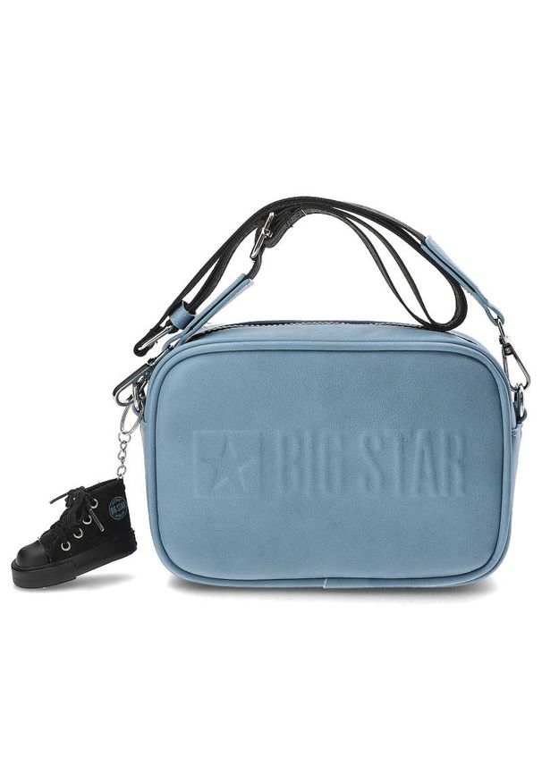 Big Star Accessories - Niebieska Torebka Big Star Damska Listonoszka. Kolor: niebieski. Wzór: kolorowy. Sezon: wiosna. Materiał: skórzane