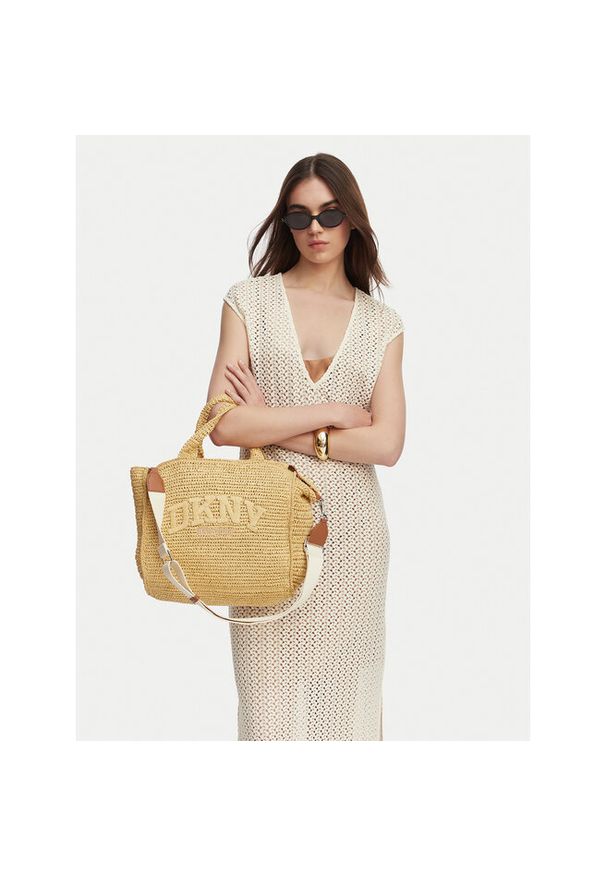 Torebka DKNY. Kolor: brązowy