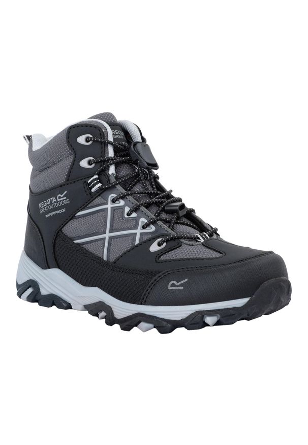 Regatta - Buty Dziecięce Samaris III. Kolor: czarny, szary, wielokolorowy. Sport: turystyka piesza
