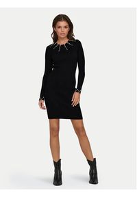 only - ONLY Sukienka dzianinowa Ida 15334548 Czarny Slim Fit. Kolor: czarny. Materiał: syntetyk #3