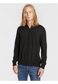 JOOP! Kardigan 17 Jk-06Davis 30032605 Czarny Regular Fit. Kolor: czarny. Materiał: wełna