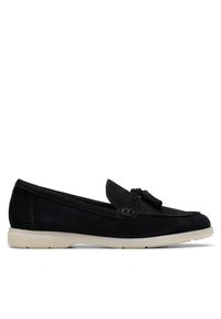 Mokasyny Clarks. Kolor: czarny