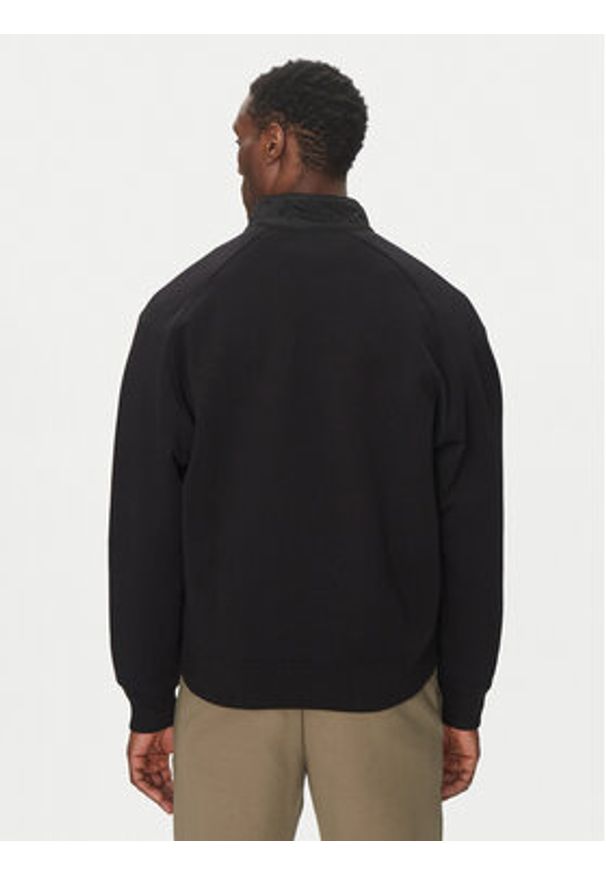 Hugo - HUGO Bluza Diwano 50536336 Czarny Oversize. Kolor: czarny. Materiał: bawełna
