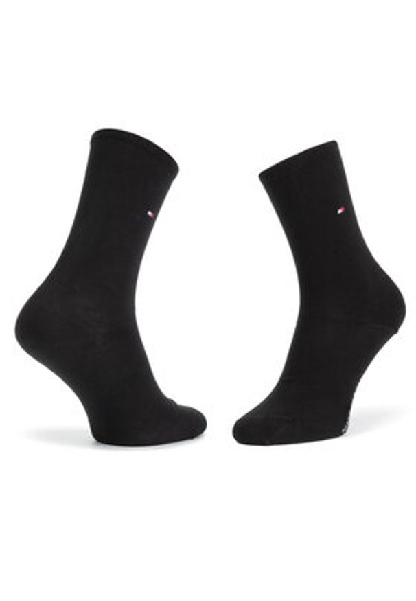TOMMY HILFIGER - Tommy Hilfiger Skarpety długie 371221 r. 39/42r Czarny. Kolor: czarny. Materiał: materiał