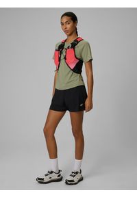 4f - 4F Koszulka do biegania szybkoschnąca damska - khaki M. Kolor: oliwkowy, brązowy, wielokolorowy. Długość: długie. Sport: fitness, bieganie #2