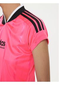 Adidas - adidas T-Shirt Tiro Summer IS0727 Różowy Slim Fit. Kolor: różowy. Materiał: syntetyk #4