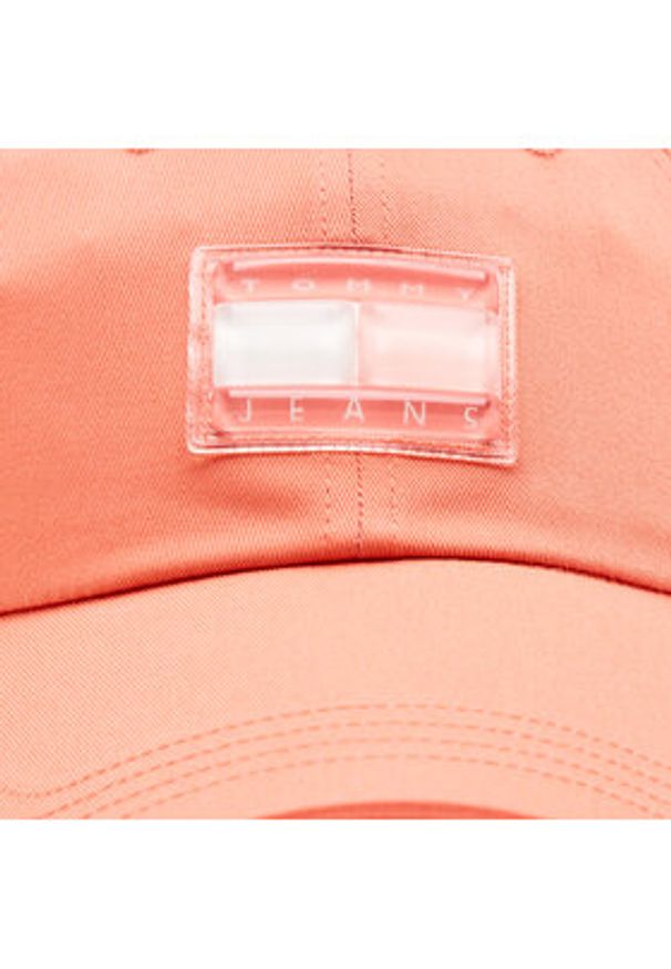 Tommy Jeans Czapka z daszkiem Sport AW0AW14990 Różowy. Kolor: różowy. Materiał: materiał, bawełna. Styl: sportowy