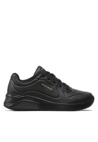 skechers - Skechers Sneakersy 8750063 BBK Czarny. Kolor: czarny. Materiał: skóra #4