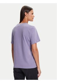 TOMMY HILFIGER - Tommy Hilfiger T-Shirt WW0WW40276 Fioletowy Regular Fit. Kolor: fioletowy. Materiał: bawełna