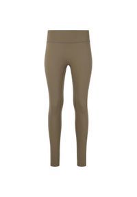 Damskie legginsy Athlecia Luxe. Kolor: beżowy, wielokolorowy, brązowy. Materiał: materiał. Sport: fitness #1