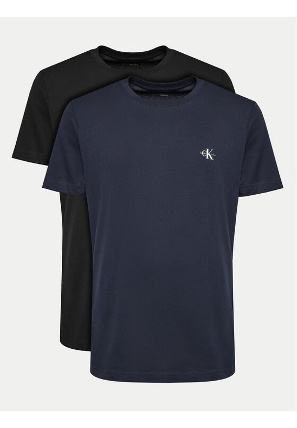 Calvin Klein Jeans Komplet 2 t-shirtów J30J320199 Kolorowy Regular Fit. Materiał: bawełna. Wzór: kolorowy