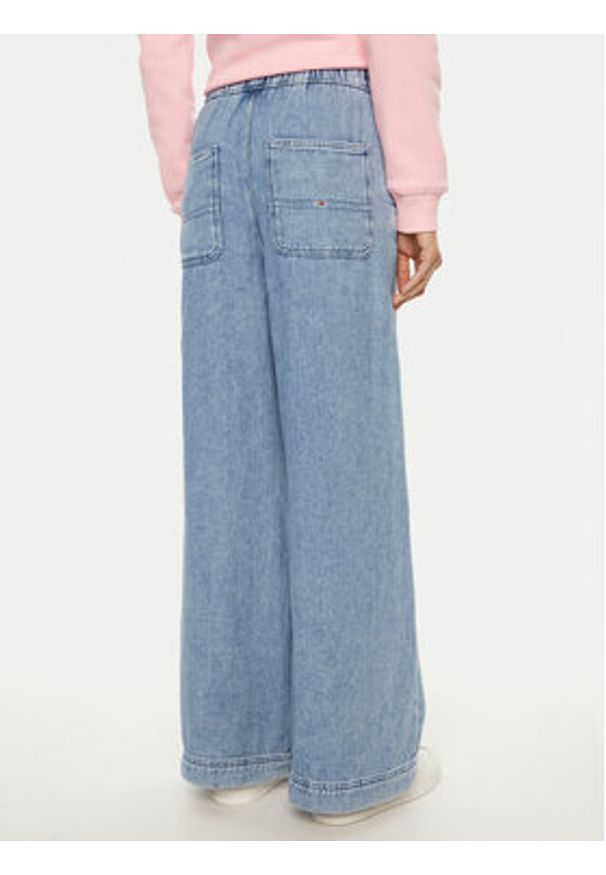 Tommy Jeans Jeansy Twill DW0DW21442 Niebieski Flare Fit. Kolor: niebieski