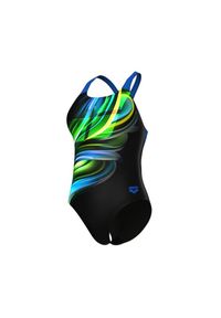 Damski kostium kąpielowy 1-częściowy Arena Bloom Pro Back. Kolor: czarny #1
