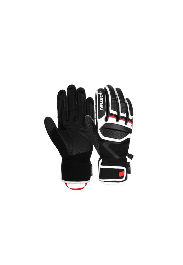 Rękawice Narciarskie Unisex narciarskie Reusch Pro RC Black/White/Fire Red 2024. Kolor: biały, czarny, wielokolorowy. Sezon: zima. Sport: narciarstwo