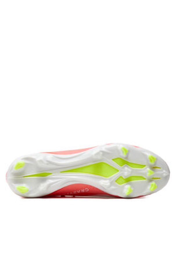 Adidas - adidas Buty do piłki nożnej X Crazyfast League FG IE2377 Czerwony. Kolor: czerwony. Materiał: skóra