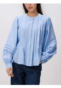 Reserved - Wiskozowa koszula - jasnoniebieski. Kolor: niebieski. Materiał: wiskoza