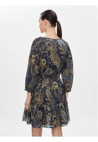 Lauren Ralph Lauren Sukienka codzienna 250926408001 Granatowy Regular Fit. Okazja: na co dzień. Kolor: niebieski. Materiał: bawełna. Typ sukienki: proste. Styl: casual #4