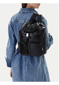 Calvin Klein Plecak Pocket Nylon Flap Backpack LV04F3406G Czarny. Kolor: czarny. Materiał: skóra #3