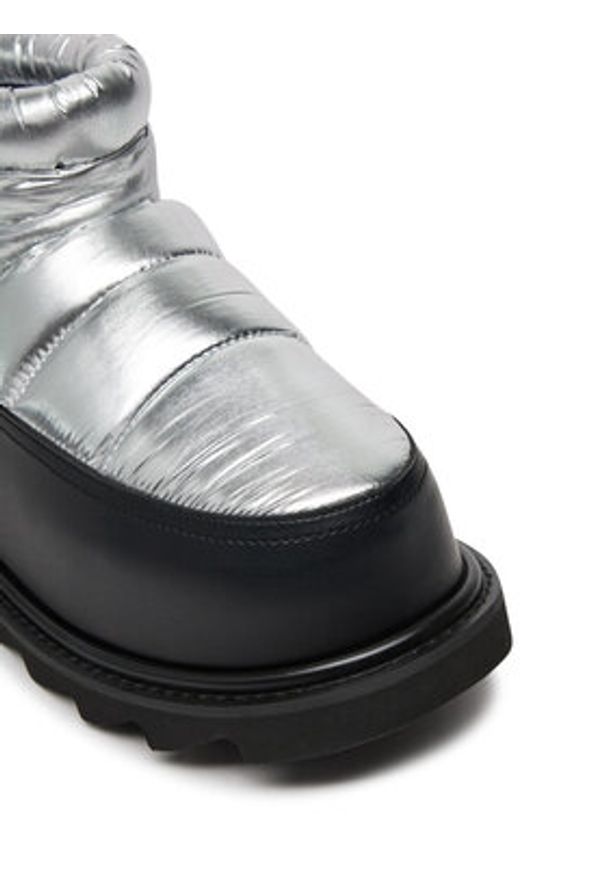 United Nude Botki Zembla Bubble Bootie 10884141190 Srebrny. Kolor: srebrny. Materiał: materiał