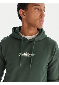 Quiksilver Bluza EQYFT05136 TKG Zielony Comfort Fit. Kolor: zielony. Materiał: bawełna #5