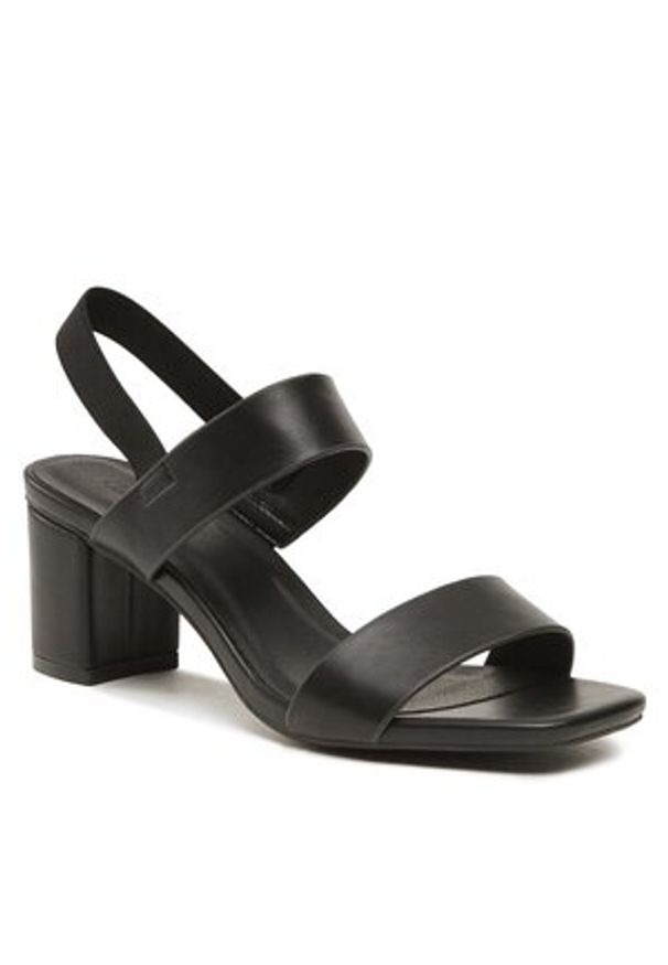 Sandały Clara Barson - WS280701-02 Black. Kolor: czarny. Materiał: skóra