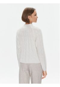 Marella Sweter Kartal 2333660736200 Biały Regular Fit. Kolor: biały. Materiał: wełna #3