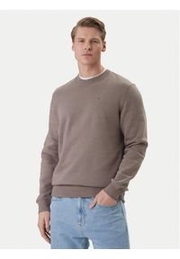 Tommy Jeans Bluza DM0DM20741 Beżowy Regular Fit. Kolor: beżowy. Materiał: bawełna #1