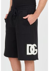 Dolce and Gabbana - DOLCE & GABBANA Czarne męskie spodenki, Rozmiar 54. Kolor: czarny #5