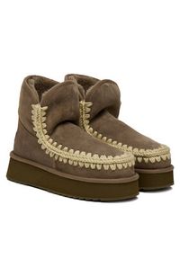 Mou Śniegowce MU.FW681010A Szary. Kolor: szary. Materiał: skóra, zamsz #7