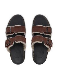 Dr. Martens Klapki 27771201 Brązowy. Kolor: brązowy. Materiał: skóra