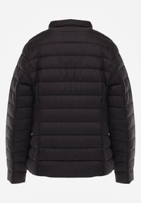 Renee - Czarna Casualowa Kurtka Ozdobiona Pikowaniem Nelionea. Okazja: na co dzień. Kolor: czarny. Materiał: jeans. Wzór: aplikacja. Styl: casual #3