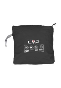 Kurtka przeciwdeszczowa damska z kapturem na napy CMP. Typ kołnierza: kaptur. Kolor: czarny. Sport: turystyka piesza #2