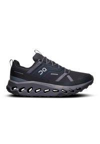 On - Sneakersy damskie ON CloudhorizON Waterproof Black | Eclipse. Okazja: na co dzień, do pracy, na spacer. Kolor: czarny. Sport: turystyka piesza