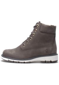 Buty do chodzenia damskie Timberland Lucia 6 Inch Warm Lined Boot WP. Wysokość cholewki: za kostkę. Zapięcie: sznurówki. Kolor: brązowy. Materiał: zamsz, materiał, syntetyk. Szerokość cholewki: normalna. Sport: turystyka piesza