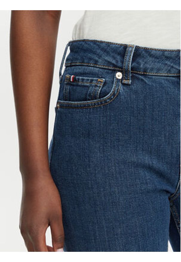TOMMY HILFIGER - Tommy Hilfiger Jeansy WW0WW49957 Niebieski Slim Fit. Kolor: niebieski