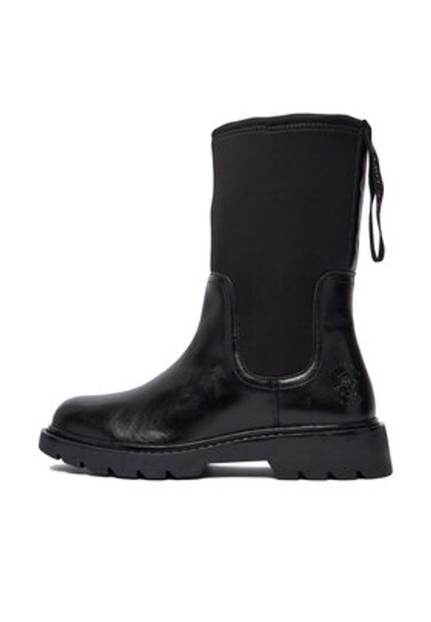 Beverly Hills Polo Club Botki CEO-WI45-TOSS-03 Czarny. Kolor: czarny. Materiał: skóra