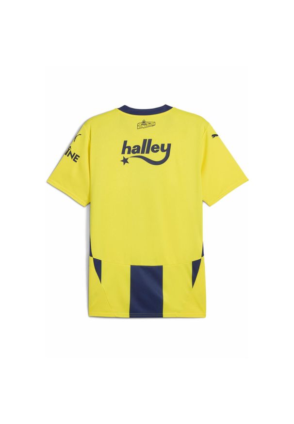 Puma - Męska koszulka domowa Fenerbahçe SK 24/25 PUMA Speed Yellow Blue Violet. Kolor: żółty, wielokolorowy, niebieski